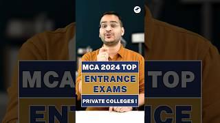 Top 5 Private MCA Entrance Exams Must Apply! VITMEE|BIT MCA|CUCET! #shorts #MCA #Admission #viral