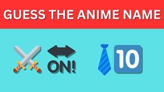 GUESS THE ANIME BY USING EMOJIS | ANIME WITH EMOJIS | ANIME EMOJI QUIZ ATTACK ON TITAN