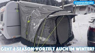 All-year-round awning Berger Garda Air - presentation, assembly and use as a winter tent - does i...