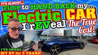 I've OWNED an ELECTRIC CAR for 3 YEARS. It's ALMOST TIME to HAND it BACK. I rEVeal the TRUE COST!