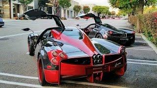 TWO Pagani Huayra's in New York