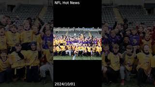 Minnesota Vikings NFL team host flag football tournament at Kingston Park Stadium