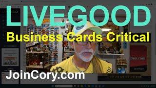 LIVEGOOD Business Cards Are A Must, Use This Design, Effective