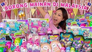 BORONG MAINAN DI MALAYSIA + VLOG  DONUT SLIME , BAKPAO PECAH , BLINDBOX