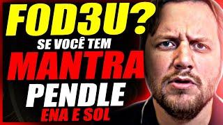 ALERTA URGENTE PRA ESSAS CRIPTOMOEDAS : MANTRA PENDLE ENA! BITCOIN E CRIPTOS CAINDO AUGUSTO BACKES