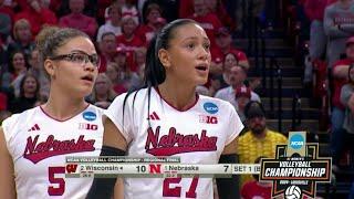 Nebraska vs. Wisconsin: 2024 NCAA volleyball tournament quarterfinals (Highlight)