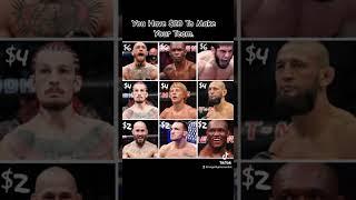 Make Your UFC Team #ufc #conormcgregor #mcgregor #ireland #danawhite #mma #ufc4 #israeladesanya #yt