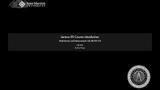 00 Course introduction