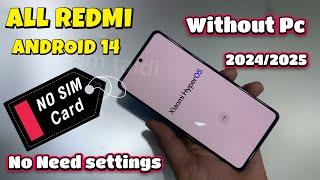 Redmi Note 12 pro /Note 13 Pro Frp Bypass Without Pc All Method 2024 Android 14