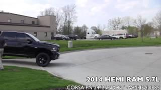 CORSA Exhaust 2014 RAM 5.7L