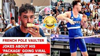 French Pole Vaulter Responds with Humor After His 'Package' Becomes an Internet Sensation