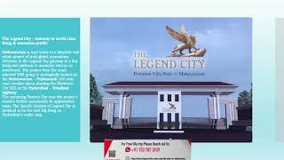 Premium  High End HMDA Villa Plots for Sale at MAHESWARAM Srisailam Highway  HYDERABAD