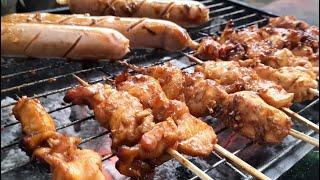 Sate dan Sosis Bakar Pesta Barbeque di Rumah