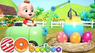 Surprise Eggs Kids Songs | Learn Animal Sounds | GoBooBoo Nursery Rhymes & Kids Songs