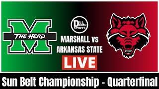 MARSHALL VS ARKANSAS STATE | NCAA Men's Sun Belt Championship - Quarterfinal | Mar 8, 2025