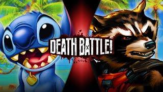 Stitch VS Rocket Raccoon (Disney VS Marvel) | DEATH BATTLE!