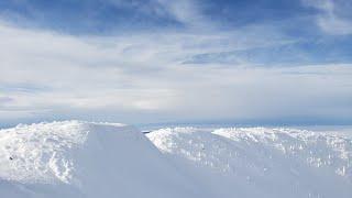 Side country skiing at Big White