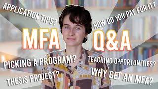 A JUICY MFA Q&A: funding, thesis, application tips, acceptance stats, & more!