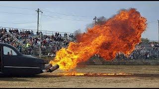 INSANE Flamethrower "Hot-Rod": Shoebox Ford