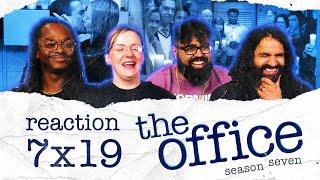 "MICHAEL'S LEAVING?! | The Office - 7x19 Garage Sale | Group Reaction