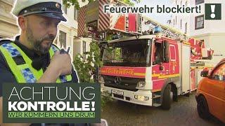 Im schlimmsten Fall stehen MENSCHENLEBEN auf dem Spiel! Falschparker in Hamburg! | Achtung Kontrolle