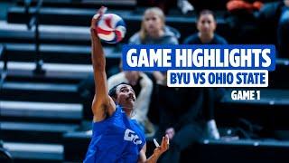 BYU Men's Volleyball vs Ohio State | Full Game Highlights (2024)