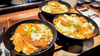 【神戸】カツ丼！！天ぷら！！鮮やかな高速注文さばきが炸裂する駅前うどん屋の爆売れ定食丨Katsudon and Tempura - Food in JAPAN