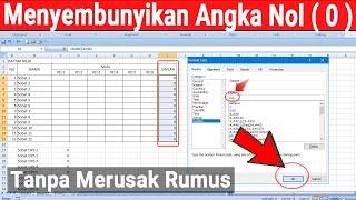 3 CARA MENGHILANGKAN ANGKA NOL DI EXCEL