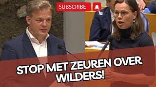 Omtzigt zet Bikker op haar PLEK! Stop met ZEUREN over Wilders & onze plannen!