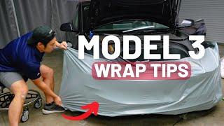 How To Wrap 2024 Model 3 Performance Front Bumper - TESBROS