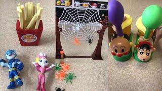 10 CN Toys For kids collection, Lion, Big box, Spider, plane, balloon, dinosaur, fruit, baby chicken