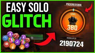 *NEW* SOLO UNLIMITED XP AFK GLITCH BO6! CAMOS / GOBBLEGUMS DO ASAP MASTER PRESTIGE ZOMBIES GLITCHES!