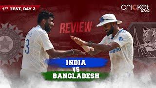 LIVE | India vs Bangladesh | BUMRAH DESTRUCTS VISITORS | 1st Test, Day 2 | Review