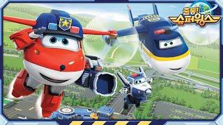 [Superwings 3 Team] Police Team | Police car | Ambulance | Superwings