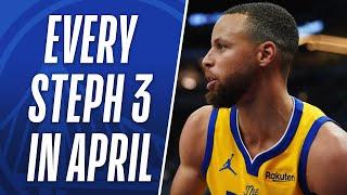 EVERY Steph Curry 3PM From April! ‍