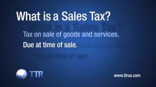 What Is A Sales Tax?