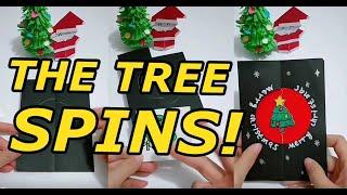 Spinning Tree DIY Christmas Card