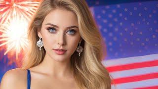 4K AI Girl Lookbook - Dazzling Tribute: Veterans Day Breathtaking Fireworks