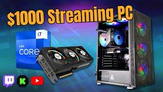 Best $1000 Streaming PC Build Guide (Aug 2024)