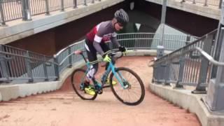 Road Bike Stair Hopping - Spencer Rathkamp