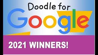 Doodle For Google Contest 2021 WINNERS!! I am strong because...