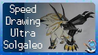 Ultra Solgaleo / Dusk Mane Necrozma (Speed drawing #22)