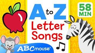  ABCmouse Alphabet Songs A to Z | 58-Minute Preschool Music Compilation for TV | Learn the ABCs! 