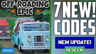 UPD️NEW *ALL* WORKING CODES FOR OFF-ROADING EPIC 2024 - OFF-ROADING EPIC CODES