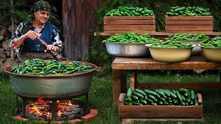 Winter Prep: Pickling Cucumbers the Traditional Way ️