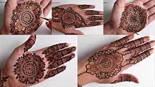 Top 5 Mandala Henna Designs in 5 minutes | Simple Easy Mehendi designs 2019