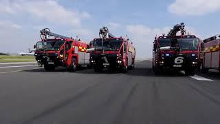 Xe chữa cháy, cứu hỏa sân bay hiện đại nhất thế giới | Airport Fire Service  Striker 6x6