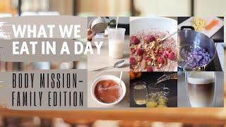 What we eat in a day│BODY MISSION Family Edition│Ella Ricarda