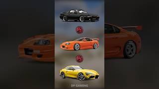 Toyota Supra Mk3 vs Toyota Supra Mk4 vs Toyota Supra Mk5 battle! Which car will win? 