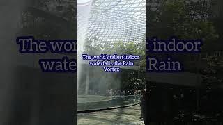 Jewel Changi Airport , Its centrepiece is the world's tallest indoor waterfall, the Rain Vortex